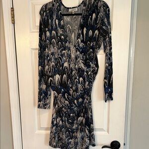 Jennifer Lopez Fitted wrap dress